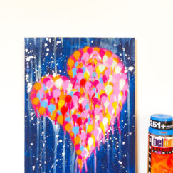 effervescent heart - jimmyc - peinture - street art