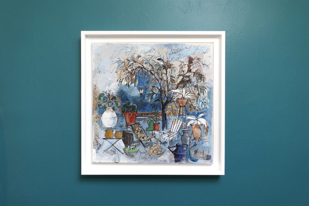 Bazar au jardin - Cécile Colombo - peinture contemporaine