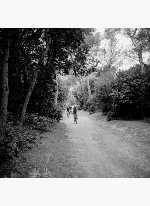 Porquerolles Vélos - photographie contemporaine - José Nicolas - détourée