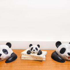 Famille panda grand - Panda family big ceramic - Bennie - céramique contemporaine - ensemble